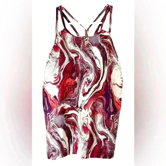 Patagonia Women’s Lattice Back Tank Size XS Marbled Design Great Condition! - Picture 1 of 6